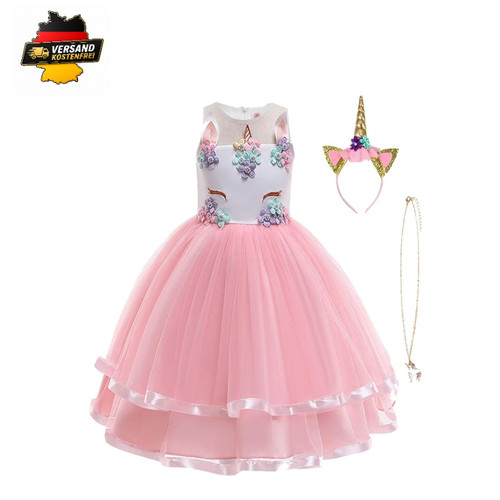 Einhorn prinzessin kleid - prinzessin, rosa