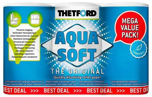 Aqua soft toilettenpapier - aqua,