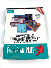 Floor Plan Plus 3D Software zum erstellen von Grundrissen Architekt Vintage