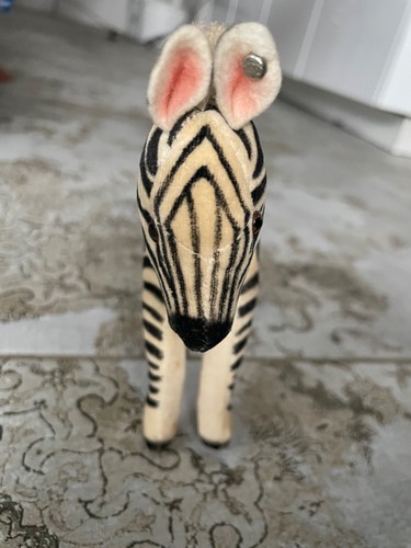 Steiff zebra samt - zebra, 60er