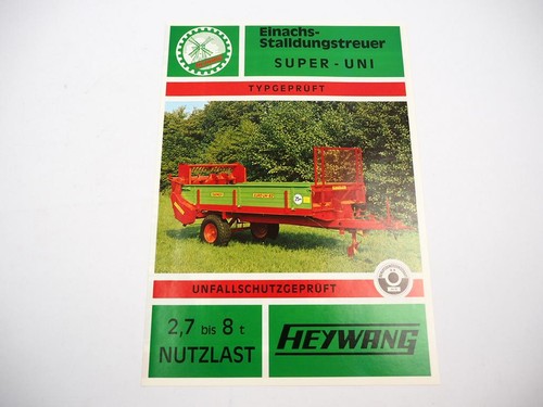 Original prospekt heywang - original,