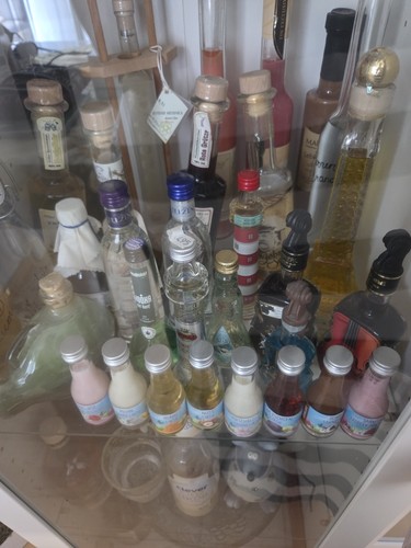 Sammlung miniaturflaschen - sammlung,