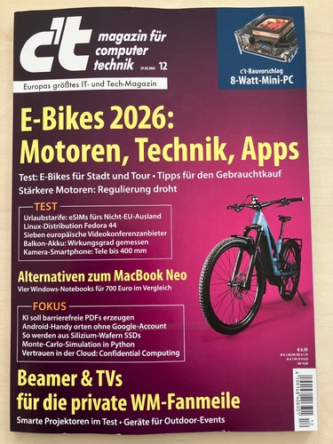 Magazin 12 2026 vom - ct,