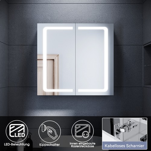 Led spiegelschrank - led,