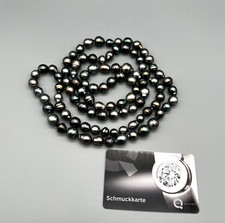 Tahiti Perlenkette, 98 Original barock, 120 cm lang, Zertifikat von QVC. Unikat.