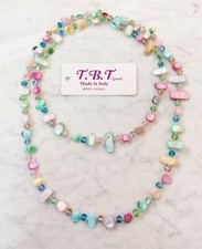 ,Natur Perlen Halskette Draht