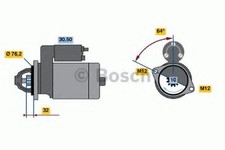 BOSCH 0 986 018 020 Starter Anlasser 2kW für VW PASSAT Variant (3B6) 12V