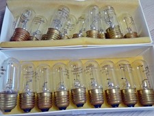 Konvolut 20x Osram Urdox Widerstand 3-9V 0,45A Röhre E27 ungebraucht / NOS