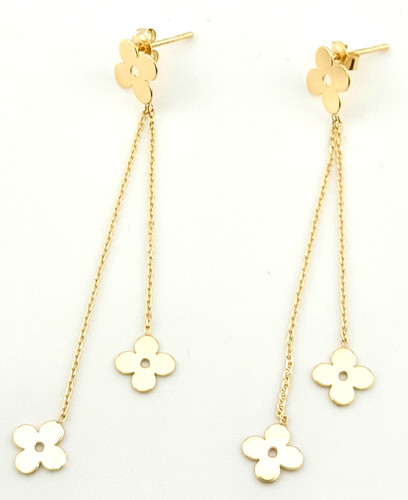 Gelbgold kleeblatt - k,