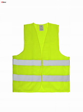 GELBE WARNREFLEKTIERENDE WESTE