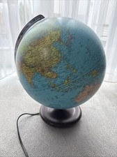 COLUMBUS Globus Duplex Planet ERDE Erdglobus Leuchtglobus 70er Jahre