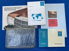 Mercedes Betriebsanleitung + Bordmappe  R107 350 SL + 450 SL/SLC   10/1973  NOS