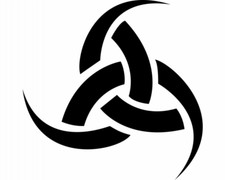 Wandtattoo Odins drei Hörner