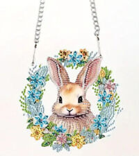 Diamond Painting Fensterbild Ostern Diamant Malerei basteln Osterdeko 15 x 15 cm