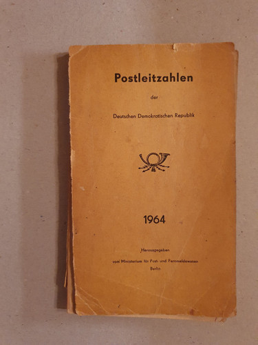 Postleitzahlen ddr 1964 - ddr,