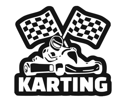 Karting aufkleber sticker auto - aufkleber,