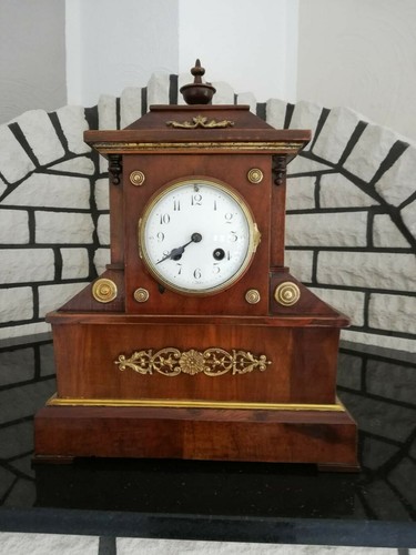 Antike biedermeier kaminuhr - antike, biedermeier-kaminuhr
