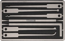 Maratac Covert Titanium Lock Pick Set Türöffner 7 Stück Schlossöffner 