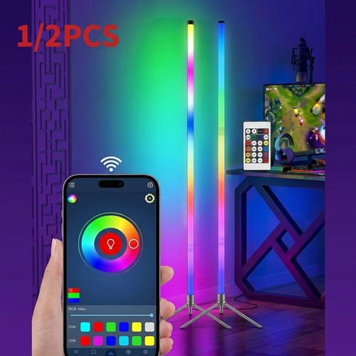 2stk rgb led lampe - rgb,