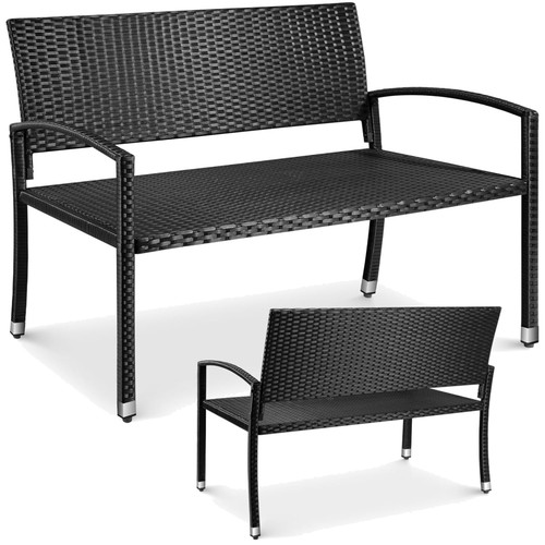 Gartenbank polyrattan rattan - polyrattan,