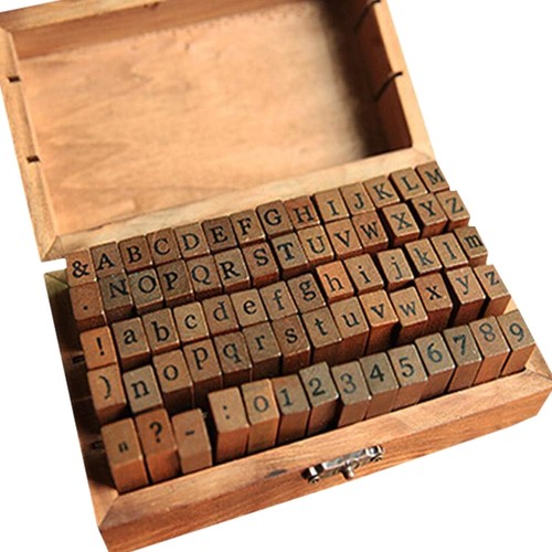 Alphabet stempel set - stempel,
