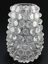 Bubbles Noppen Glas Vase  klar