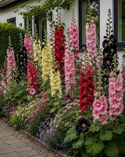 003399a stockrosen mix - 003399a, (alcea