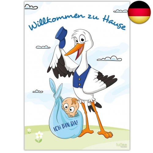 Poster zur geburt - geburt, junge