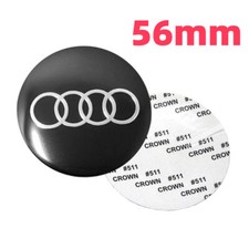 4stk 56mm Radnabenkappen Aufkleber Radkappen Nabendeckel Für Audi A5 A6 Q5 NEU