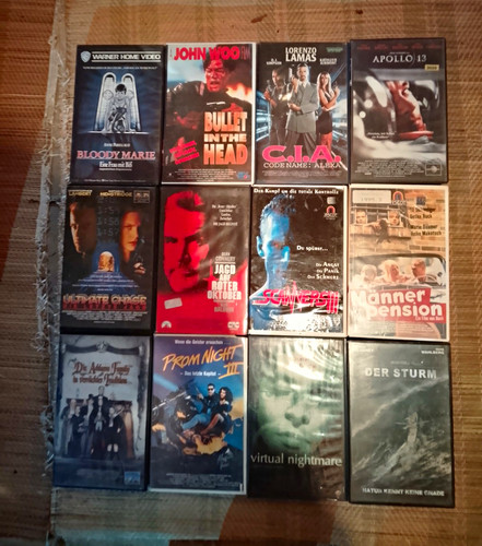 Vhs filmsammlung - vhs,