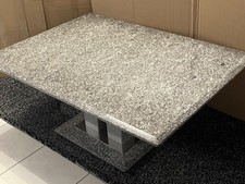 Stein Couchtisch in Granitoptik, modernes Design und gute Qualität (GEBRAUCHT)