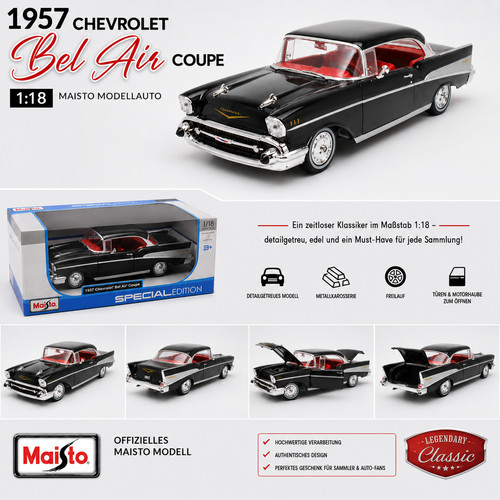 Maisto chevrolet bel air coupe - chevrolet,