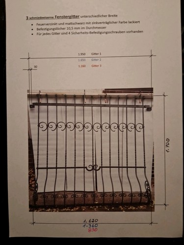 Fenstergitter schmiedeeisen - fenstergitter,