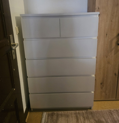 Ikea malm kommode - malm, weiß