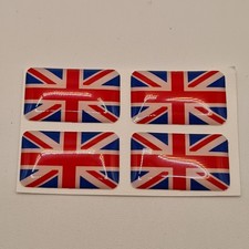 UK Flagge Gel Aufkleber 4x