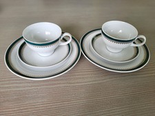 2 Stück 3-teiliges Sammeltassengedeck von Kahla DDR Ostalgie*Sehr guter Zustand*