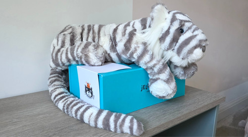 Jellycat large sasha - jellycat, snow