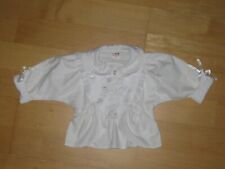 Liegelind Baby Jacke  Taufjacke Hemd Bluse Hochzeit Outfit weiß Gr. 80