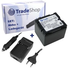 Kompatibler Ersatz-AKKU + LADEGERÄT für Panasonic NV-GS500 EG NV-GS500EG-S EGS