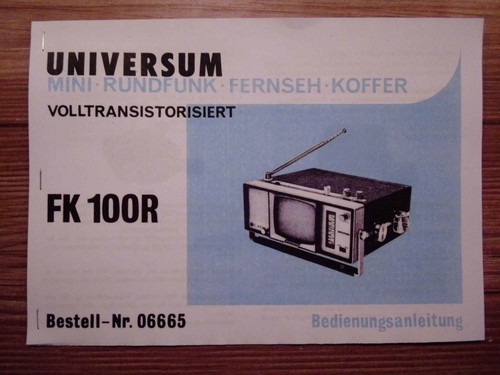 Universum bedienungsanleitung - universum,