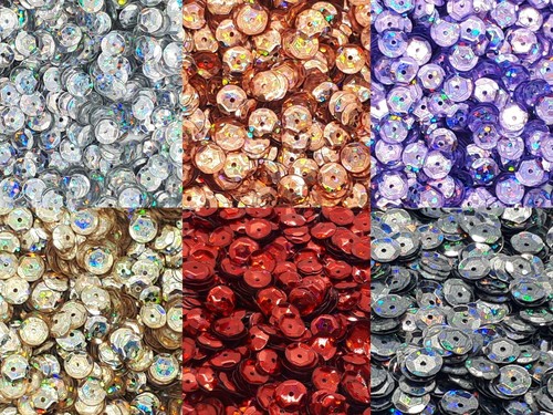 Pailletten holo rund - mm,
