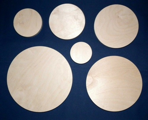 Runde holzscheibe birke - 6,