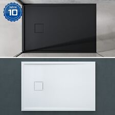 Duschwanne Duschtasse mineralguss  Duschwanne Weiß/Anthrazit Geoma08 NEU!!!