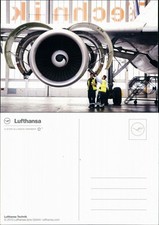 Ansichtskarte  Flugwesen - Flugzeuge Lufthansa Kunst Triebwerke Flugzeug 2010