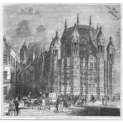Westminster abbey eingang zur - westminster,