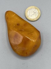 Bernstein groß, 6,5 cm / 28g