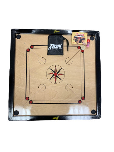 Carrom brett x32 münzen - brett, 32"x32"