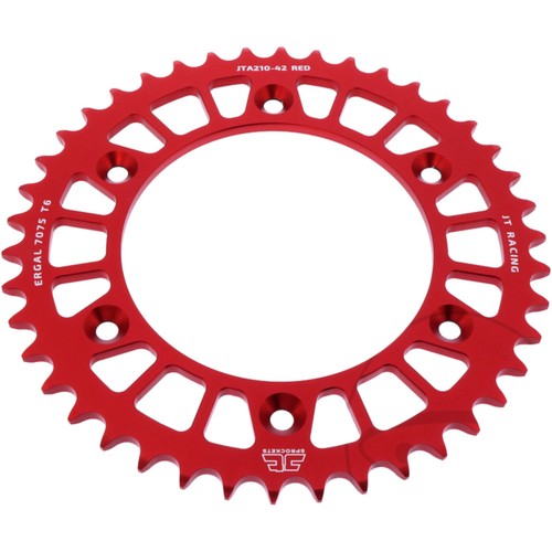 Alu kettenrad 42z 520 - 42z, rot