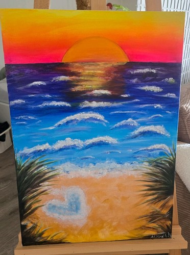 Acrylbild selbst gemalt - acrylbild,