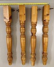 4 stabile Vintage Tischbeine